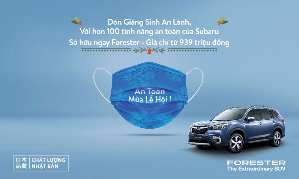 Giá xe Subaru tháng 12/2020: Cơ hội sở hữu Forester giá tốt