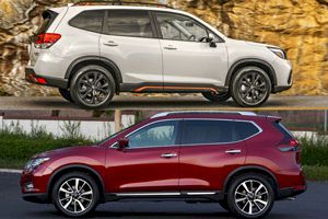 So sánh Subaru Forester và Nissan X-trail trong phân khúc CUV