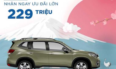 Subaru Forester 2021 bùng nổ khuyến mãi với giá từ 899 triệu đồng