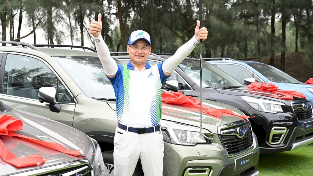 Subaru Long Biên và giải đấu : Bamboo Ariways golf tournament 2021 - flight to the top