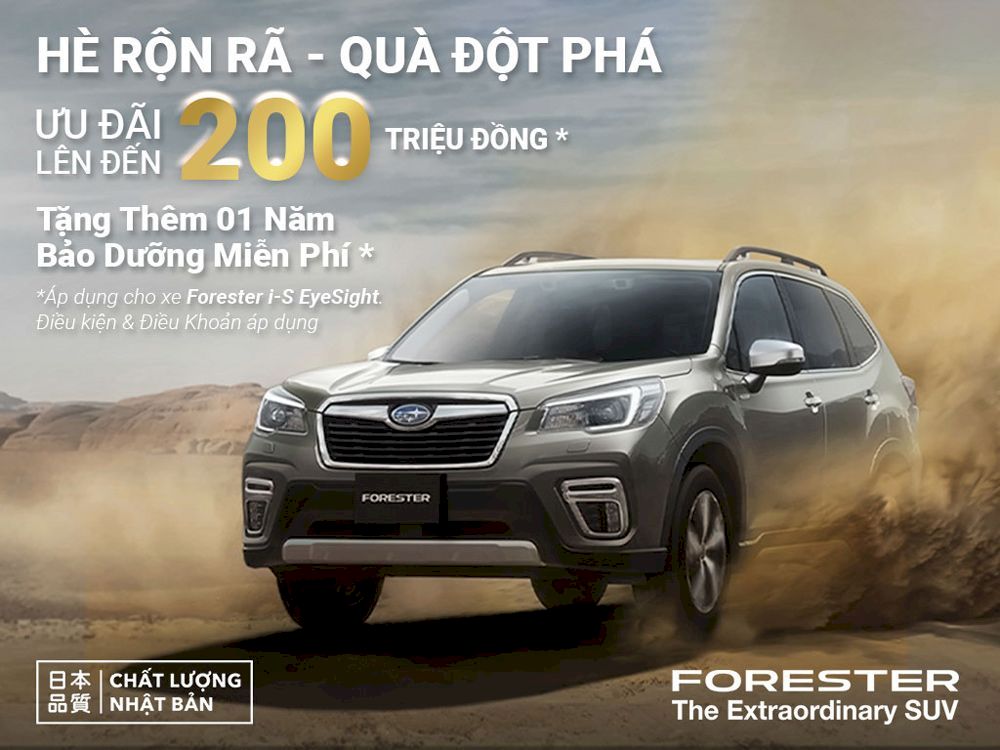 Giá xe Subaru và chương trình khuyến mãi mới nhất tháng 06/2022 | Subaru Long Biên