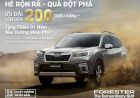 Bảng giá xe Subaru tháng 5/2022: Ưu đãi lên đến 200 triệu đồng