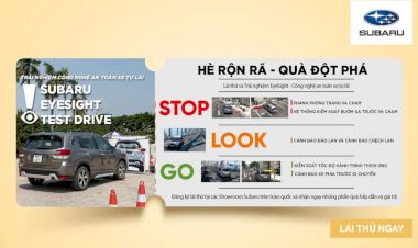 Subaru Eyesight test driver : Trải nghiệm các công nghệ an toàn trên xe Subaru