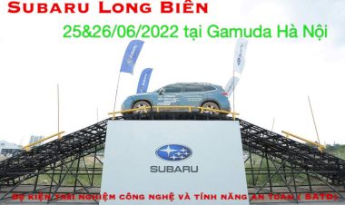 Subaru Long Biên: ( SATD )Trải nghiệm Công nghệ An Toàn Hàng Đầu của xe Subaru tại Gamuda, Hà Nội