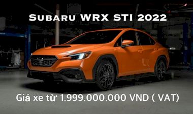 Subaru WRX 2022 chính thức ra mắt với 4 phiên bản nhập khẩu Nhật Bản | Subaru Long Biên