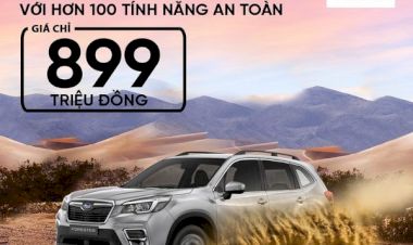 Subaru WRX 2022 ra mắt, Forester giảm giá lên đến 230 triệu đe dọa CRV, CX5