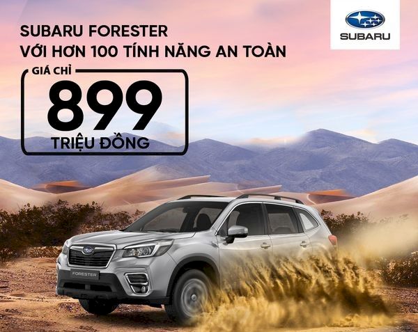 Subaru WRX 2022 ra mắt, Forester giảm giá lên đến 230 triệu đe dọa CRV, CX5