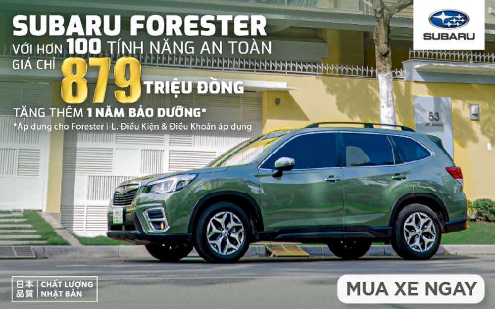 Giá xe Subaru và chương trình khuyến mãi mới nhất tháng 10/2022| Subaru Long Biên