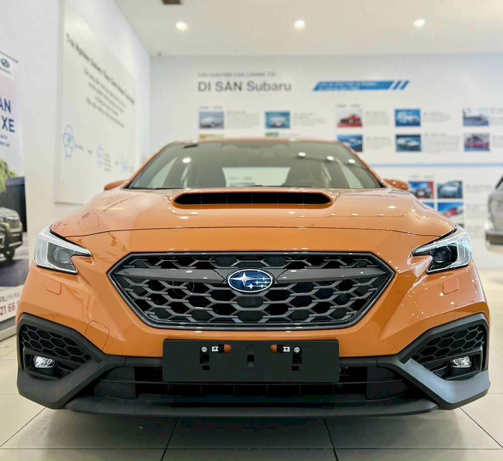 Subaru WRX 2022 mầu cam nổi bật cho các khách hàng cá tính
