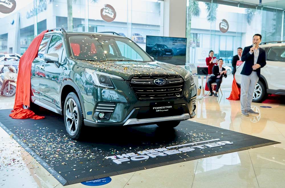 Subaru Forester 2023 ra mắt tại đại lý 3S chính hãng Subaru Long Biên