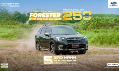 Giá xe Subaru và chương trình khuyến mãi mới nhất tháng 5.2024