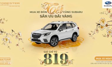 Cập nhập giá xe Subaru và chương trình khuyến mãi mới nhất tháng 01/2025