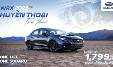 Subaru WRX 2025 chính thức ra mắt tại Việt Nam: Khi đam mê lái xe được đánh thức