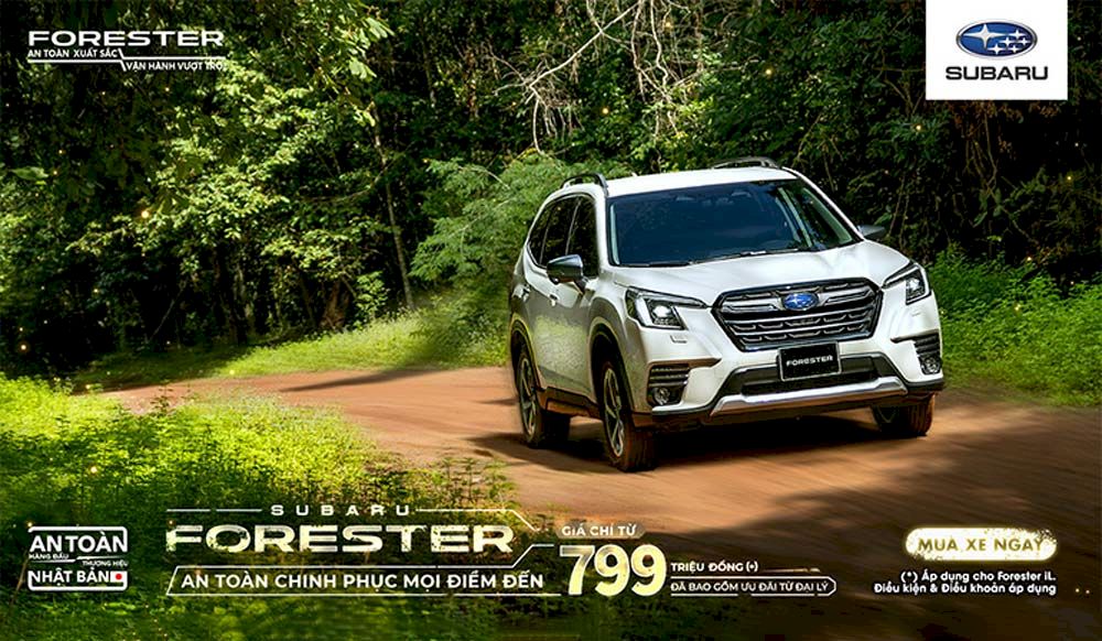 Bảng giá xe Subaru & Chương trình khuyến mãi mới nhất tháng 9/2025