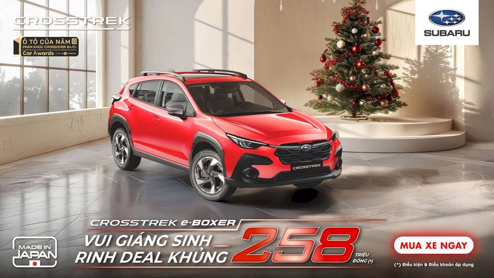Giá xe Subaru tháng 12/2025: Bảng giá và chương trình khuyến mãi mới nhất