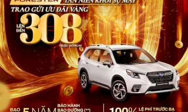 Giá xe Subaru tháng 02/2026 mới nhất tại Việt Nam: Bảng giá Crosstrek, Forester, WRX, Outback và BRZ