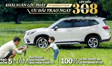 Giá xe Subaru tháng 3/2026 mới nhất: Forester, Crosstrek, Outback, BRZ, WRX ưu đãi lớn