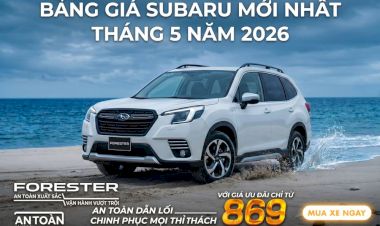 Giá xe Subaru tháng 5/2026 mới nhất : Bảng Giá & Ưu Đãi Chính Hãng
