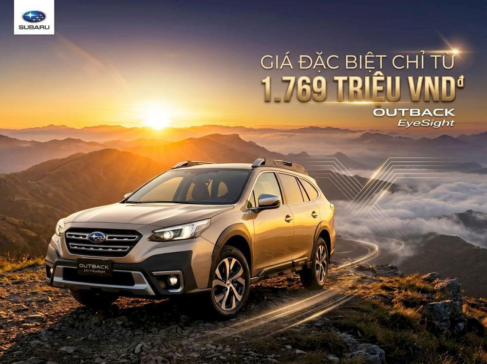 Giá Xe Subaru Outback Tháng 6/2026 Mới Nhất: Ưu Đãi Và Giá Lăn Bánh Cập Nhật