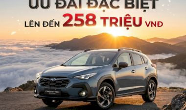 Giá xe Subaru Crosstrek tháng 6/2026: Giá từ 899 triệu, ưu đãi tới 258 triệu đồng